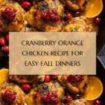 Cranberry Orange Chicken Recipe