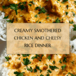 Creamy Smothered Chicken and Rice Recipe