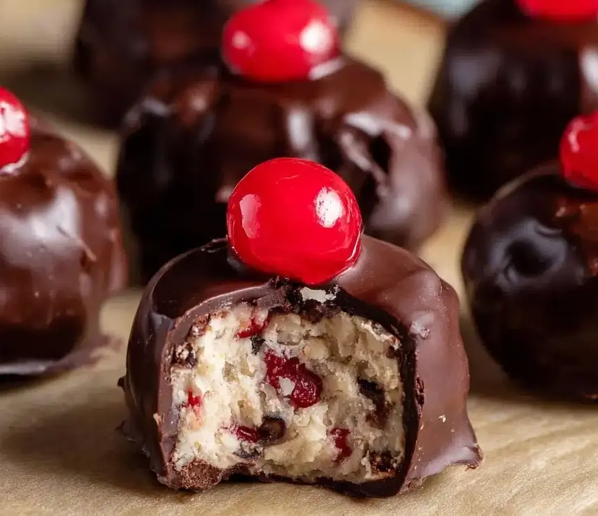 Cherry Bourbon Balls Recipe