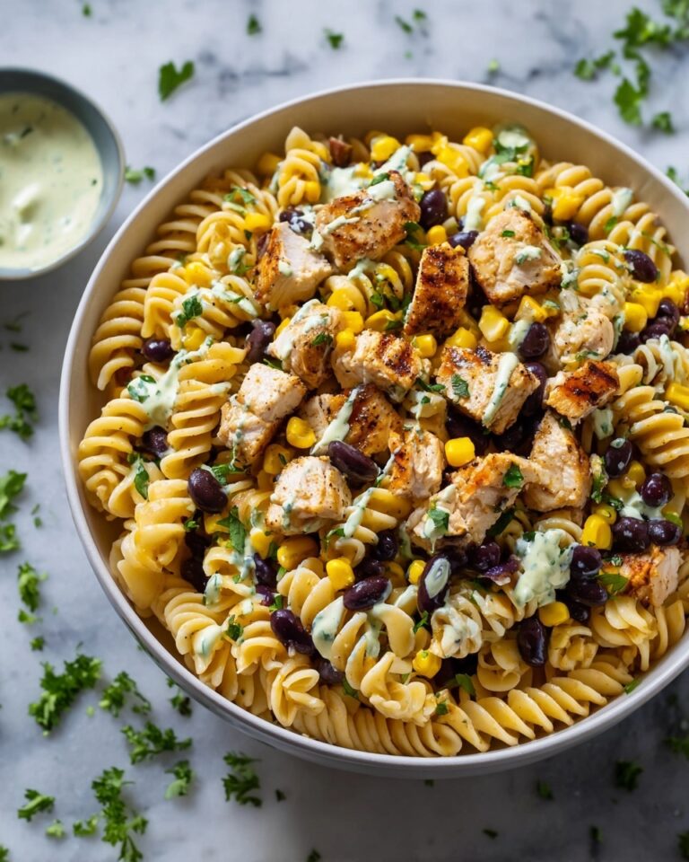BBQ Chicken Pasta Salad Recipe