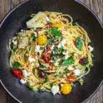 Simple Mediterranean Olive Oil Pasta Recipe