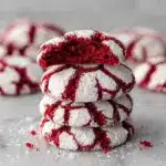 Red Velvet Crinkle Cookie Recipe