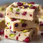 Cranberry Pistachio Shortbread Cookies Recipe