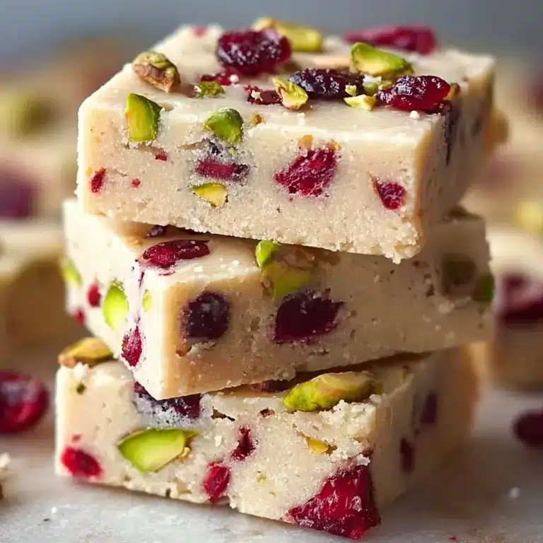 Cranberry Pistachio Shortbread Cookies Recipe