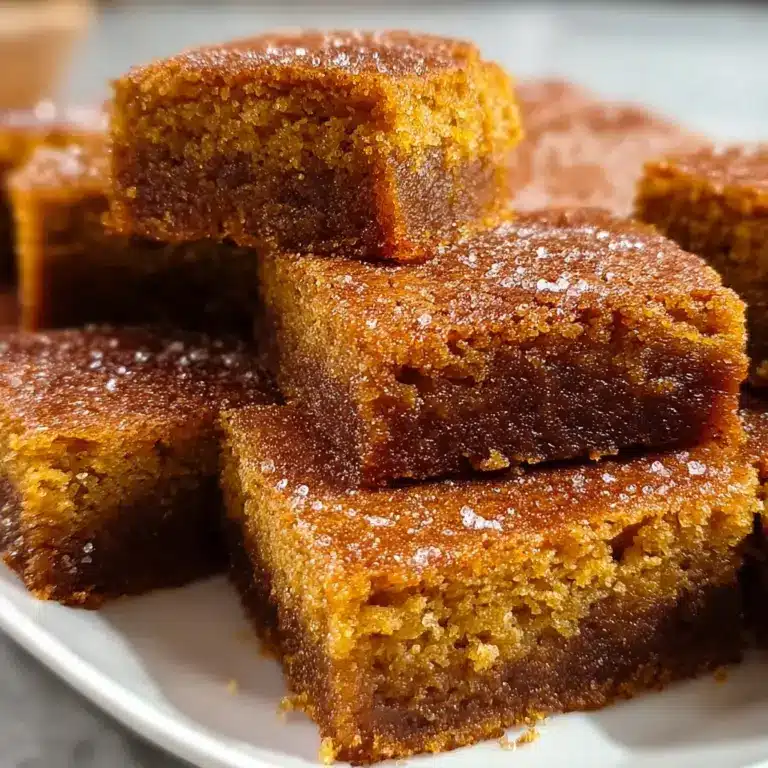 Pumpkin Snickerdoodle Blondies Recipe