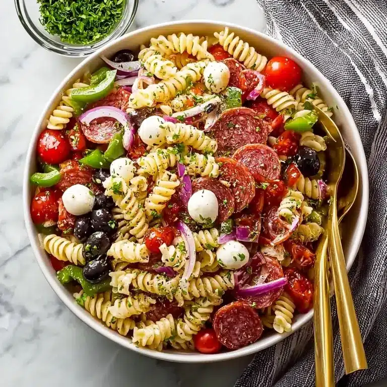 Quick Italian Pasta Salad Recipe