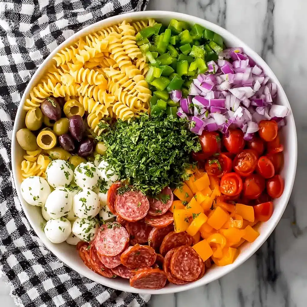 Quick Italian Pasta Salad Recipe - Recipe Image