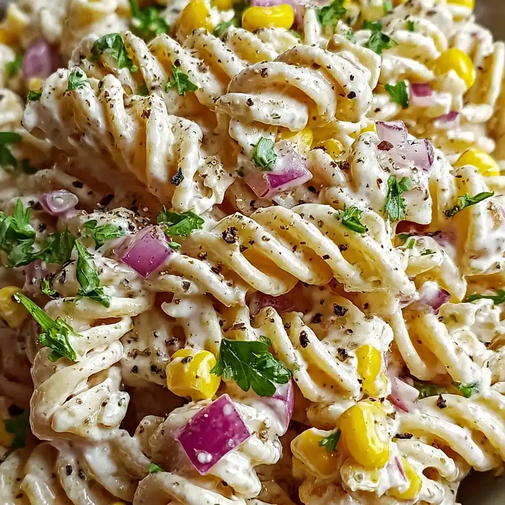 Street Corn Pasta Salad Recipe - Recipe Image