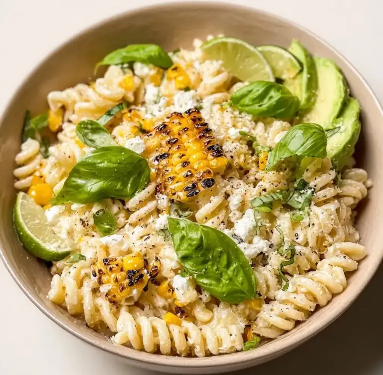 Creamy Street Corn Pasta Salad Recipe