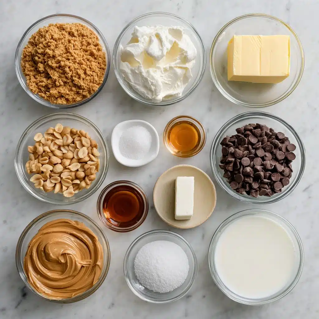 No-Bake Peanut Butter Lasagna Recipe - Recipe Image