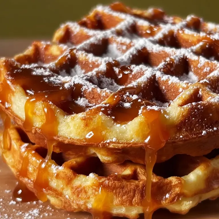 Apple Fritter Waffle Donuts Recipe