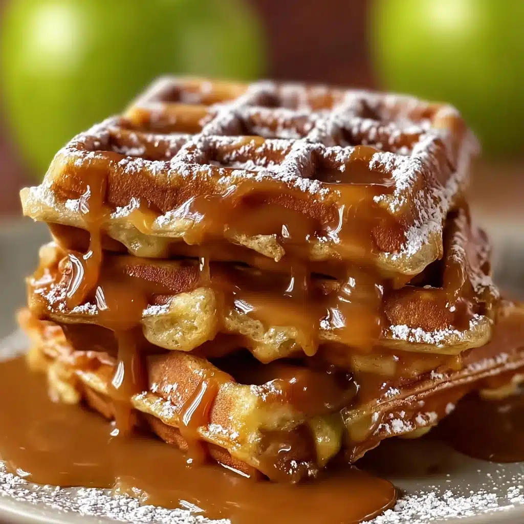Apple Fritter Waffle Donuts Recipe - Recipe Image