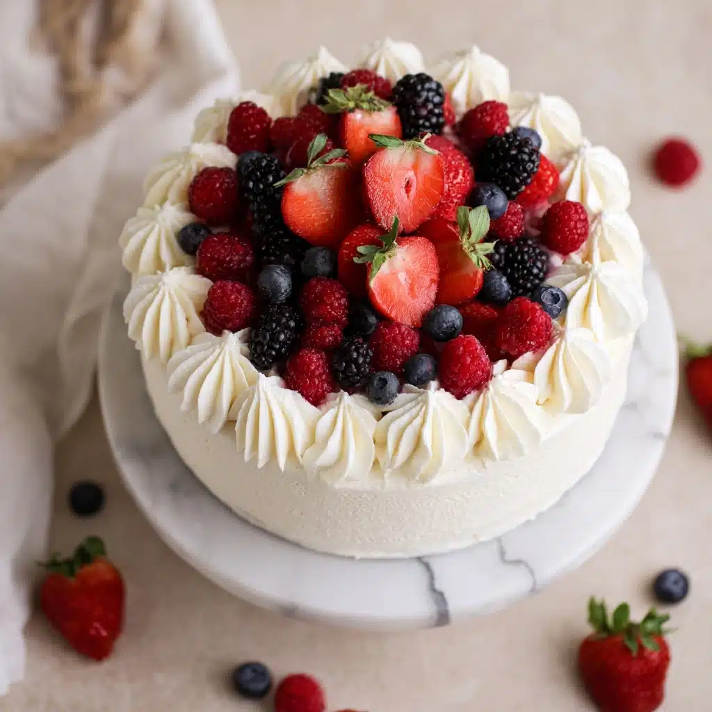 BERRY CHANTILLY CAKE RECIPE - Recipe Image