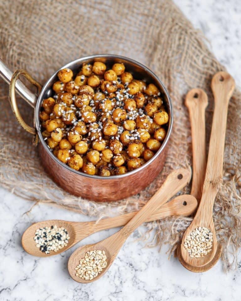 Roasted Everything Bagel Chickpeas Recipe