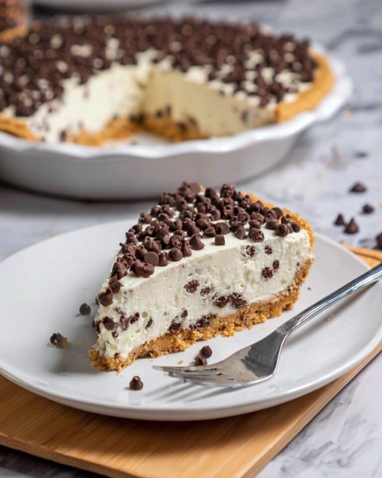 Chocolate Chip Cannoli Pie Recipe