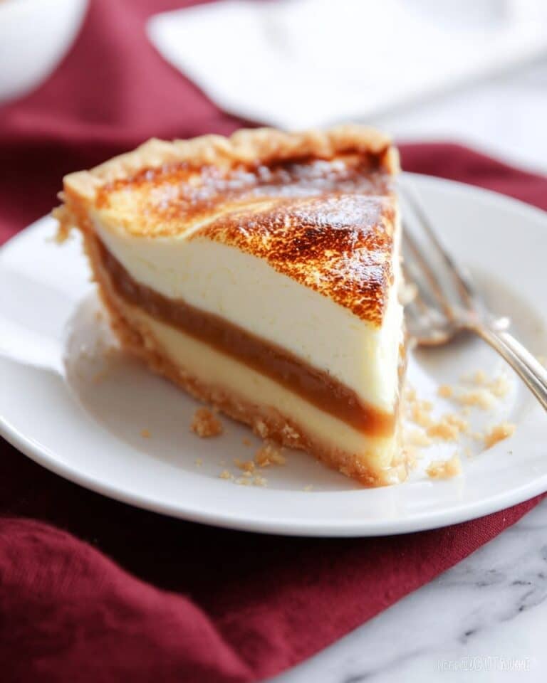 Caramel Dulce de Leche Creme Brulee Pie Recipe