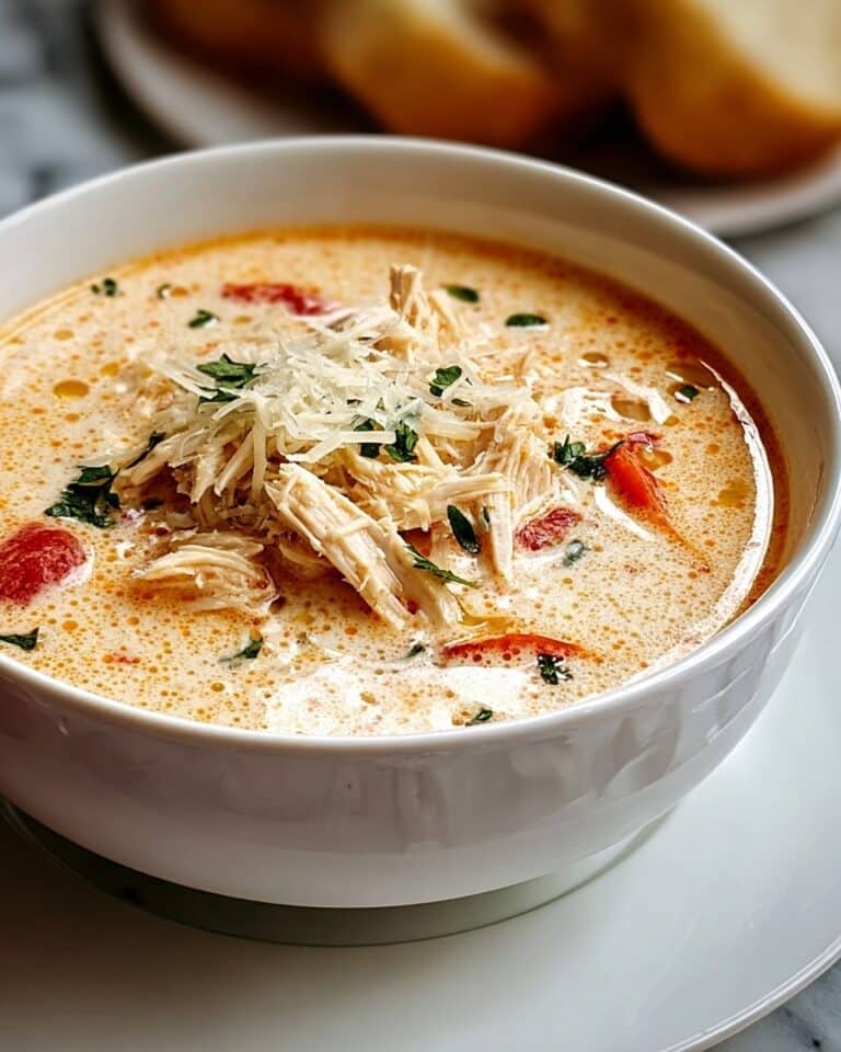 Crock Pot Creamy Chicken Parmesan Soup Recipe