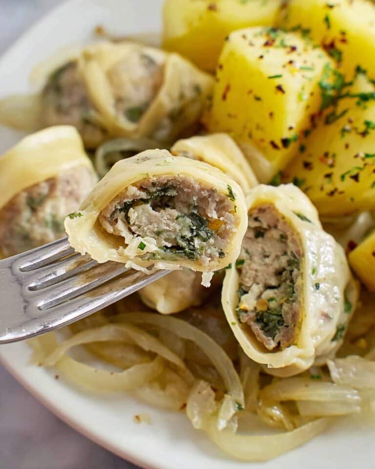 Swabian Style German Maultaschen (German Ravioli) Recipe