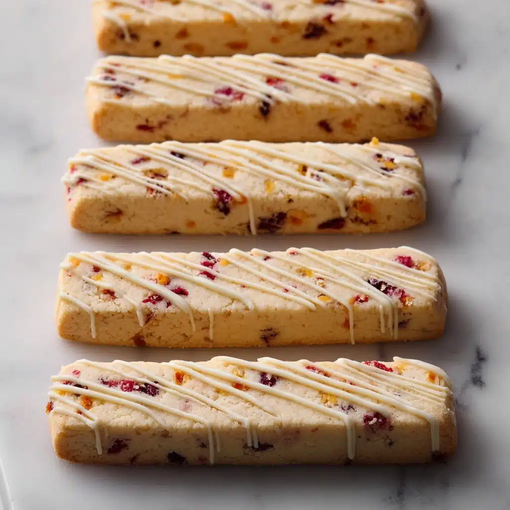 Orange Cranberry Shortbread Cookies Recipe - Recipe Image