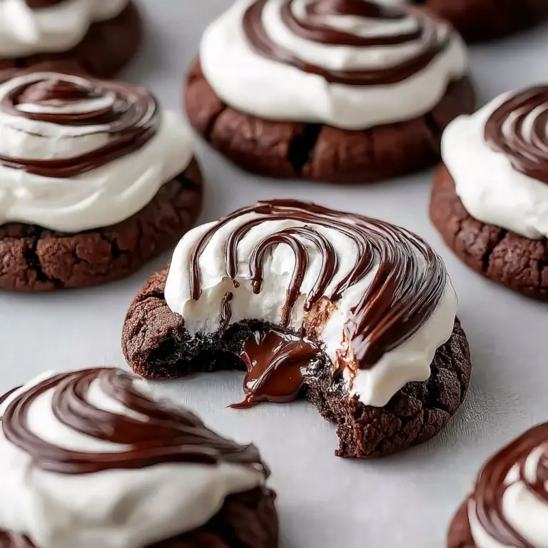 Double Chocolate Marshmallow Cookies Recipe