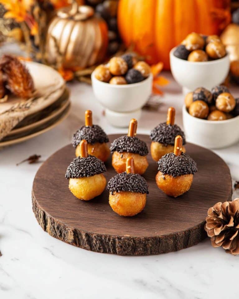 Acorn Donut Holes Recipe