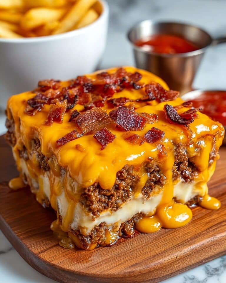 Low-Carb Bacon Cheeseburger Casserole Recipe