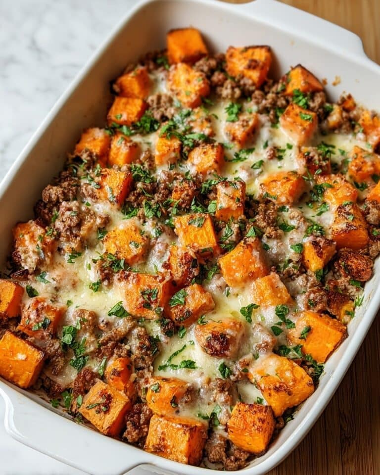 Ground Turkey Sweet Potato Bake Recipe