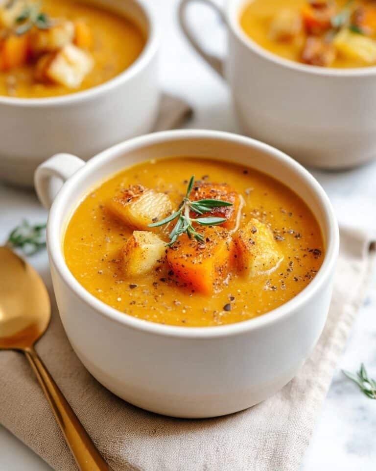 Tasty Roasted Winter Vegetable Soup Recipe