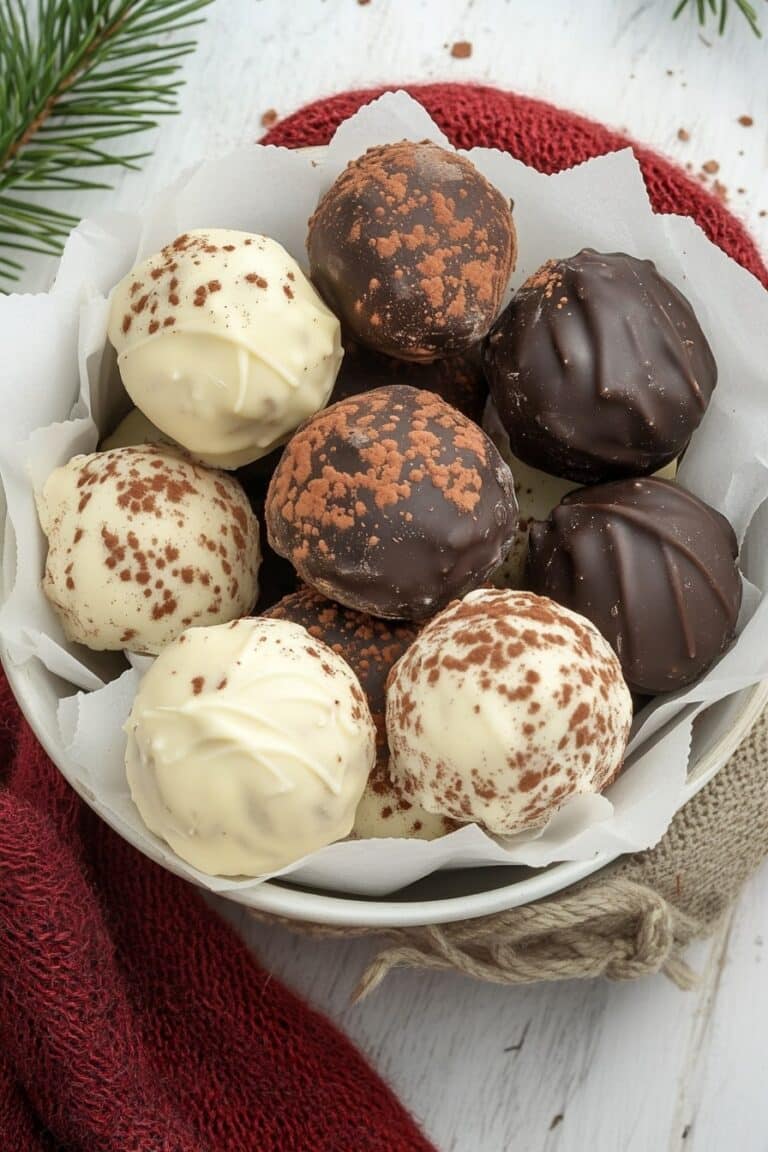 Chocolate Coffee Ganache Truffles Recipe