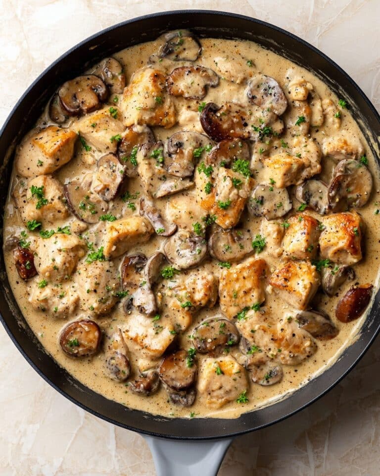 Creamy Baked Chicken Stroganoff Recipe