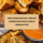 This Hawaiian Roll Mini Grilled Cheese Recipe