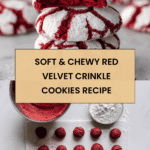 Red Velvet Crinkle Cookie Recipe