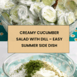 Creamy Cucumber Salad Recipe