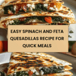 Spinach and Feta Quesadillas Recipe
