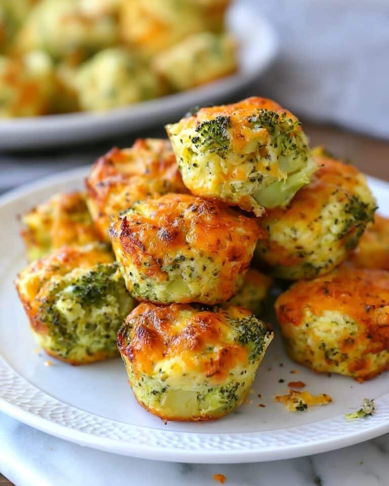 Baked Broccoli Cheese Balls Recipe