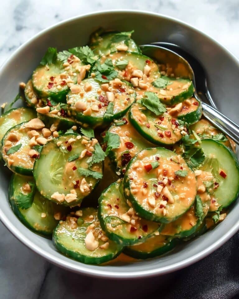 Spicy Peanut Cucumber Salad Recipe