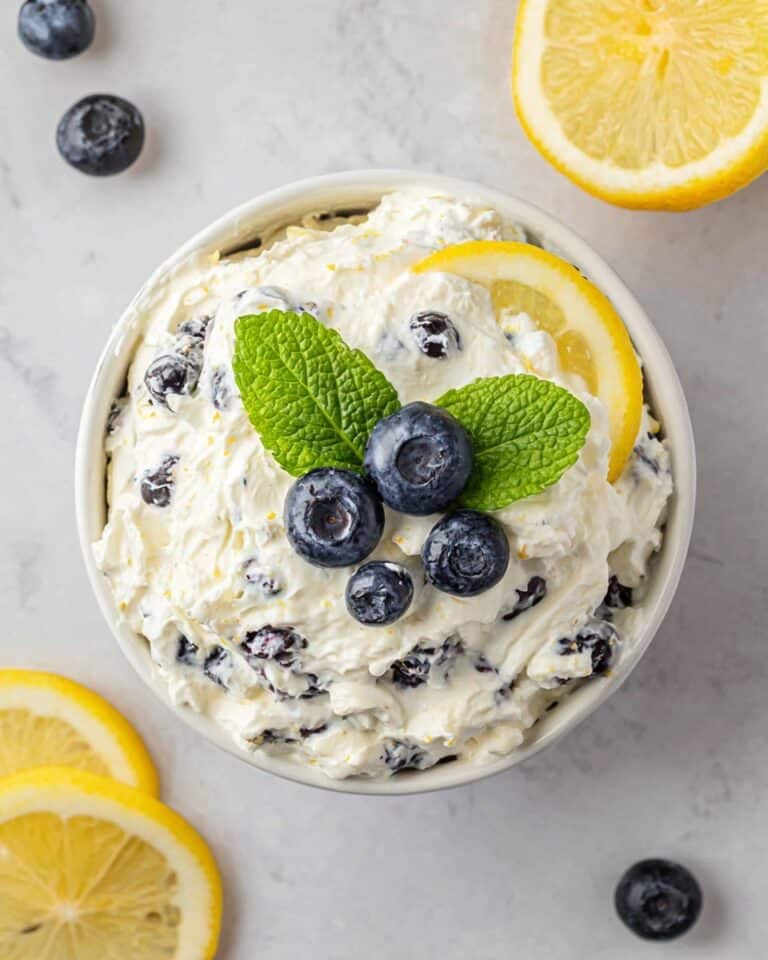 Lemon Blueberry Fluff Recipe