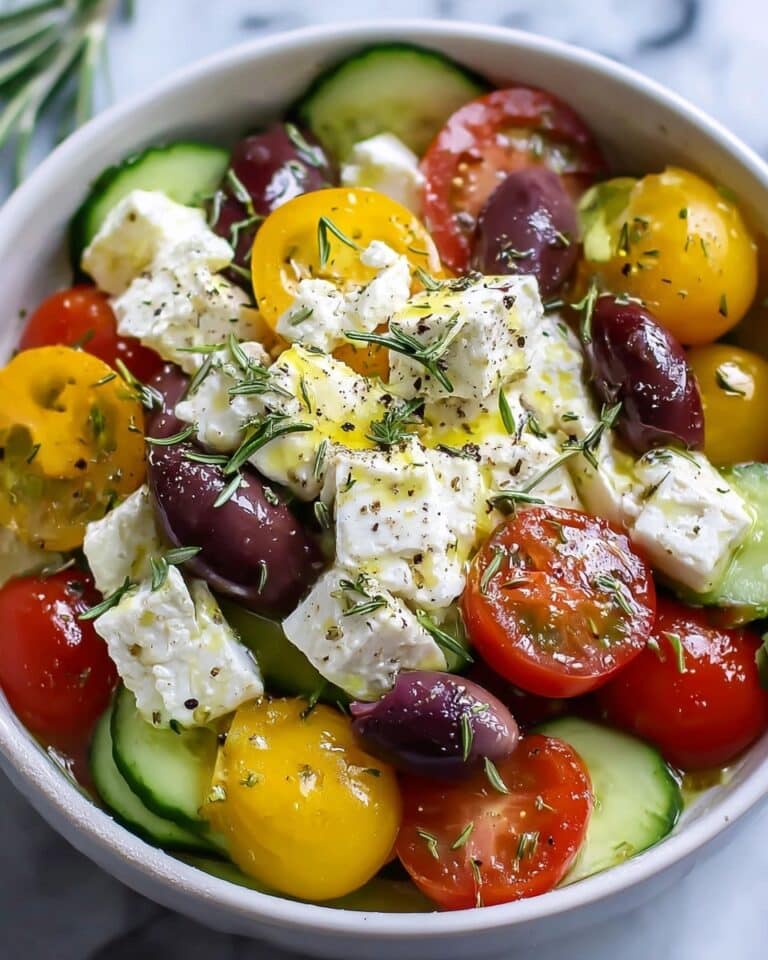 Greek Cottage Cheese Salad Recipe