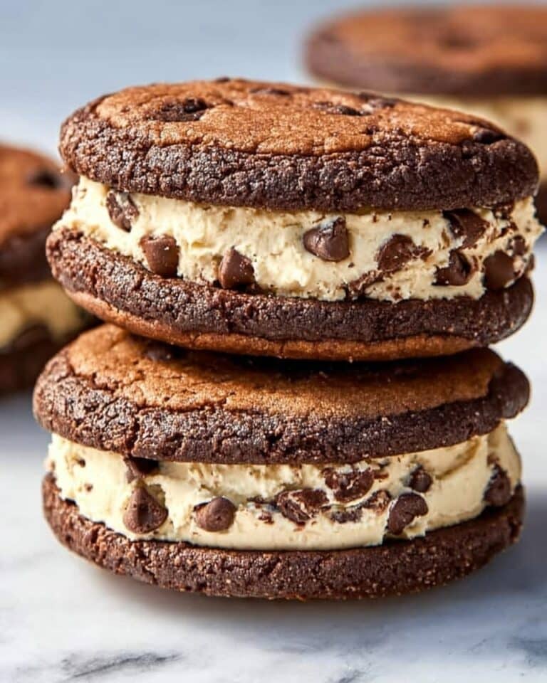 Brownie Cookie Dough Sandwich Cookies Recipe