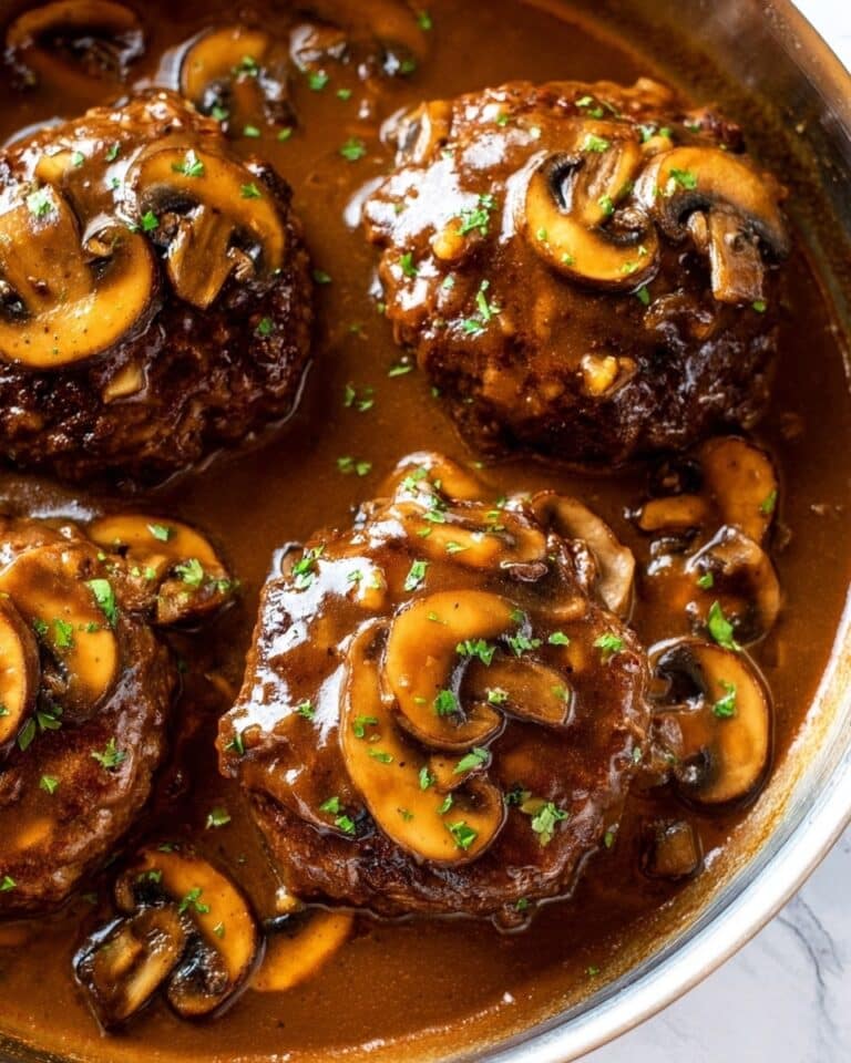 Salisbury Steak with Mushroom Gravy Recipe