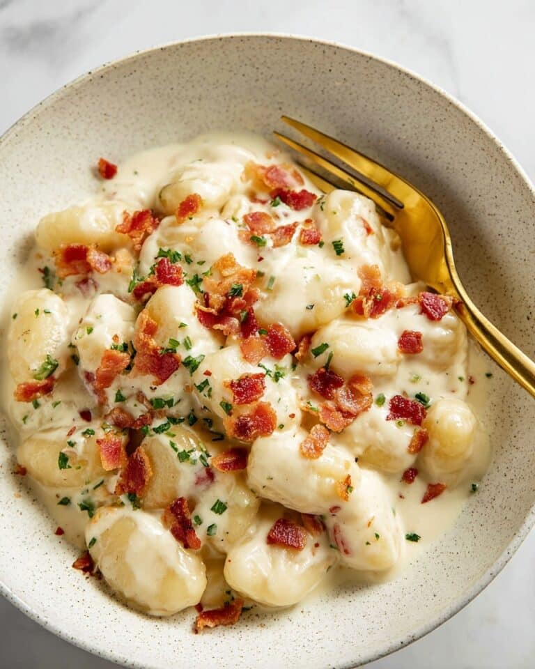 Chicken Bacon Gnocchi in Creamy Parmesan Sauce Recipe