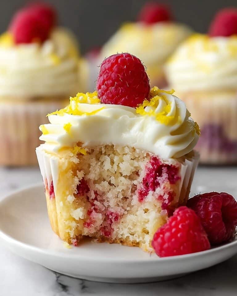Raspberry Lemon Heaven Cupcakes Recipe