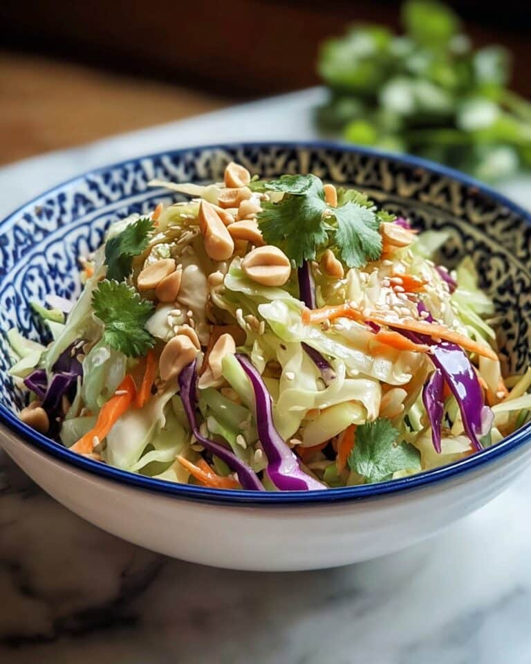 Ginger Sesame Cabbage Salad Recipe