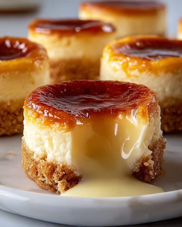 Mini Crème Brûlée Cheesecakes Recipe