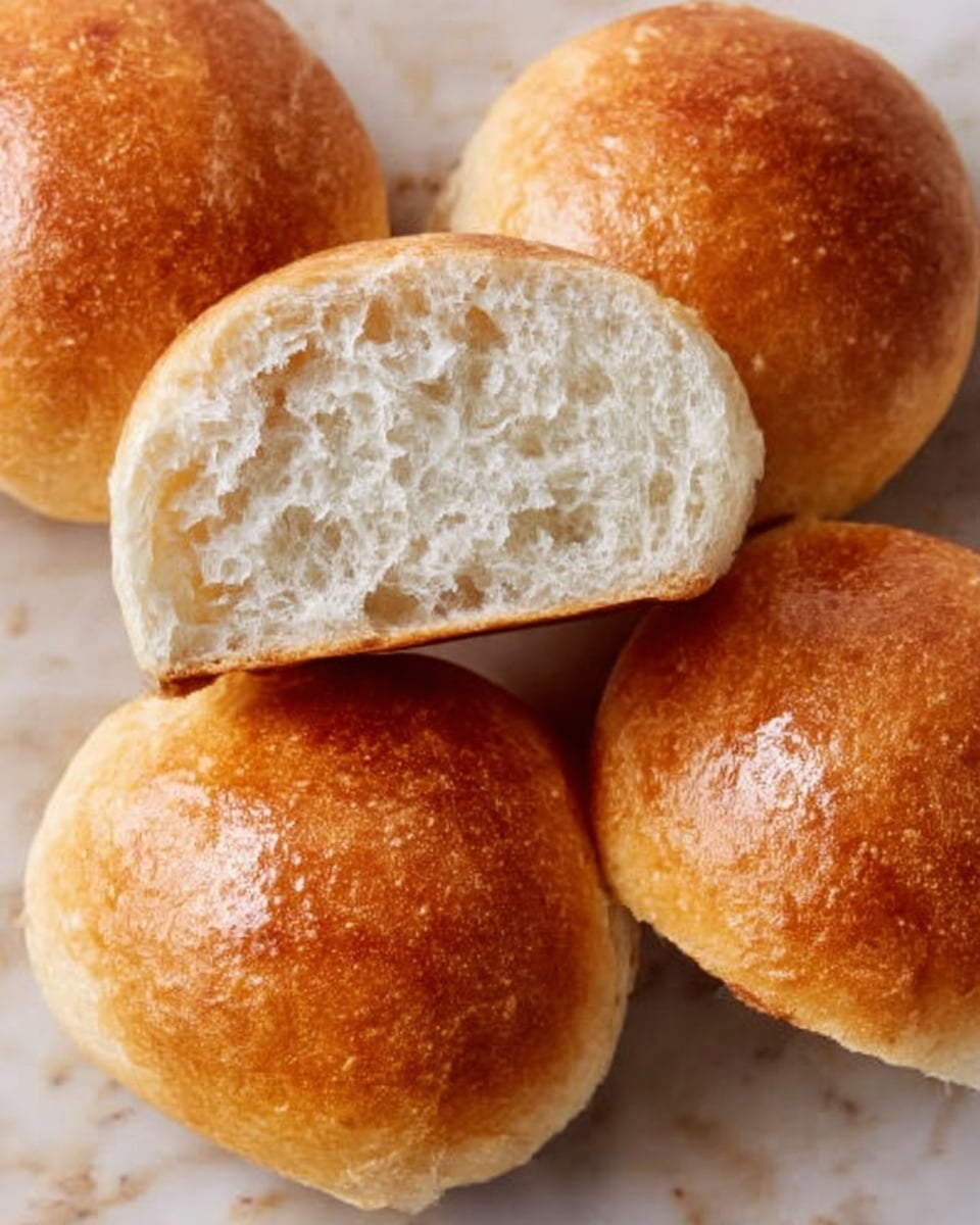 The image shows three round chocolates on a white marbled surface, each with a smooth dark brown chocolate coating and topped with thin, elongated chocolate sprinkles. One chocolate is slightly elevated, leaning against another, and has a bite taken out of it, revealing a thick, creamy white filling inside. The outer layer is glossy and firm, while the filling looks soft and fluffy. The background includes a soft blue and white striped cloth, adding a gentle color contrast. Photo taken with an iphone --ar 4:5 --v 7