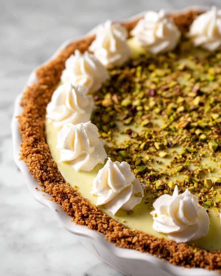 Pistachio and Mascarpone Pie Recipe
