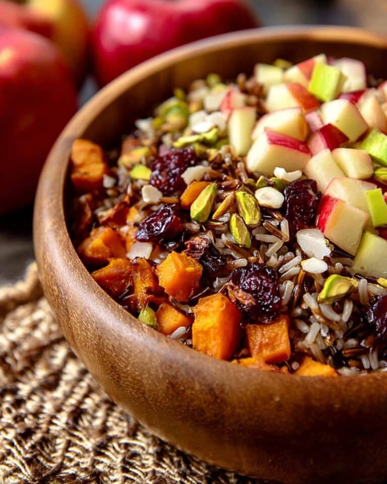 Wild Rice Harvest Bowls with Fig Balsamic Vinaigrette Recipe