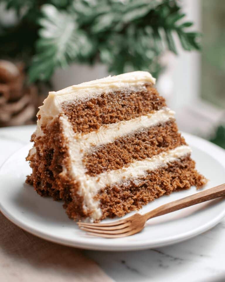 Best Christmas Spice Cake with Eggnog Buttercream Recipe