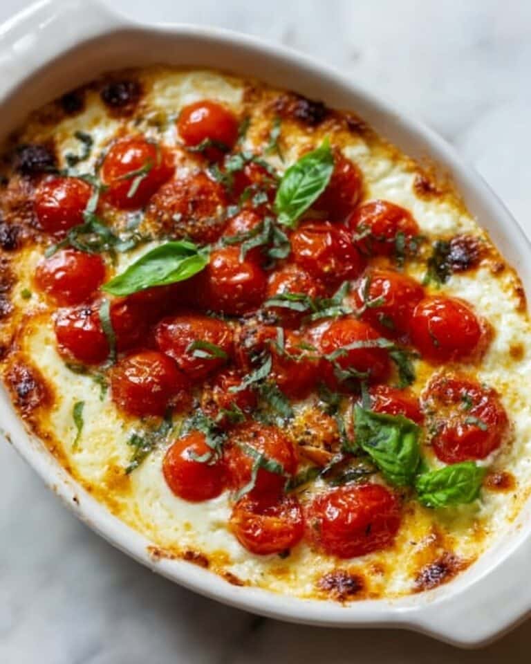 Three-Cheese Tomato Bruschetta Dip Recipe