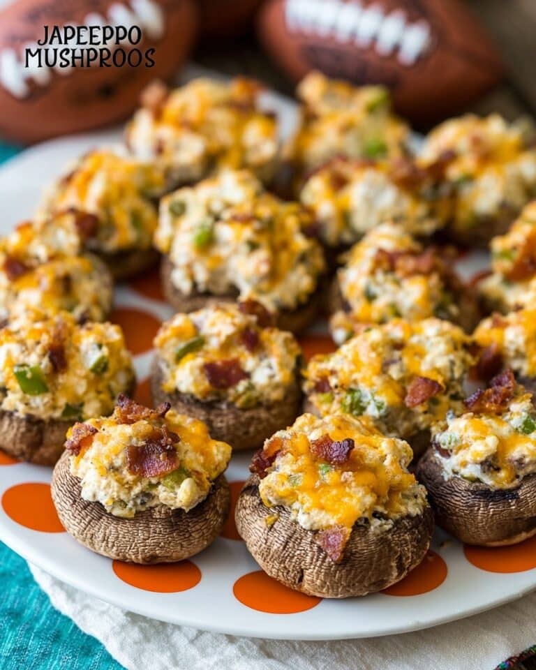 Jalapeño Popper Mushrooms Recipe